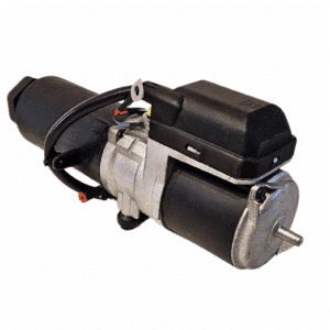 remanufactured power steering pump Mercedes W168 OEM A1684660101 back view